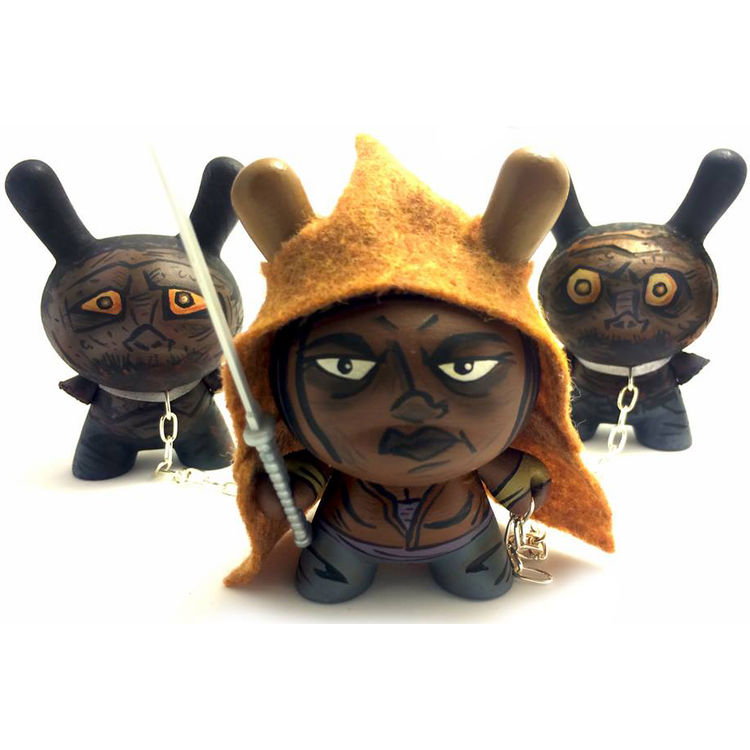 Michonne and her pets by Firehead Design (Cesar Diaz)