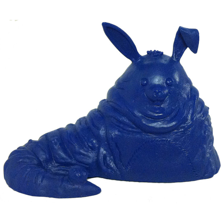 Bunnywith Affinity for Slave Women - Tenacious Blue by Alex Pardee