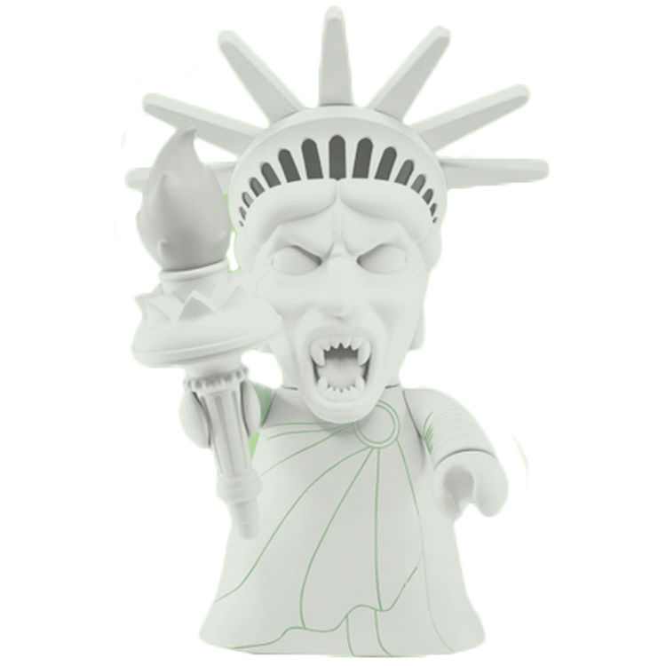 Statue of Liberty Weeping Angel - GID Variant by Lunartik (Matt Jones)