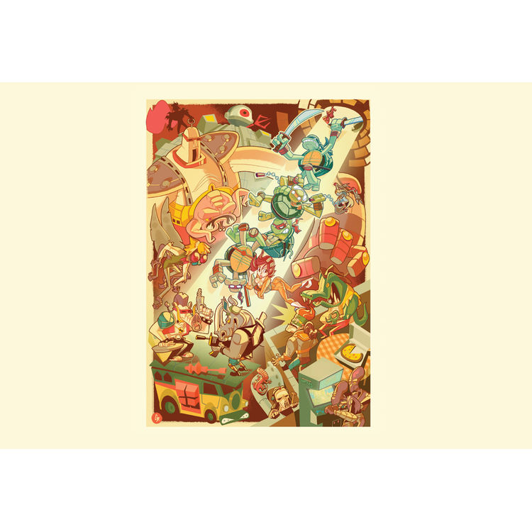 Turtles print by Glen Brogan