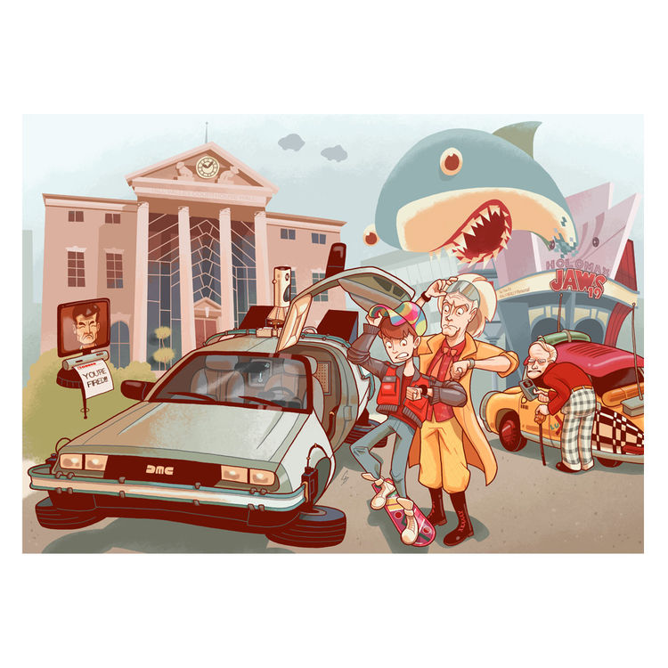 Back to the Future II by Glen Brogan