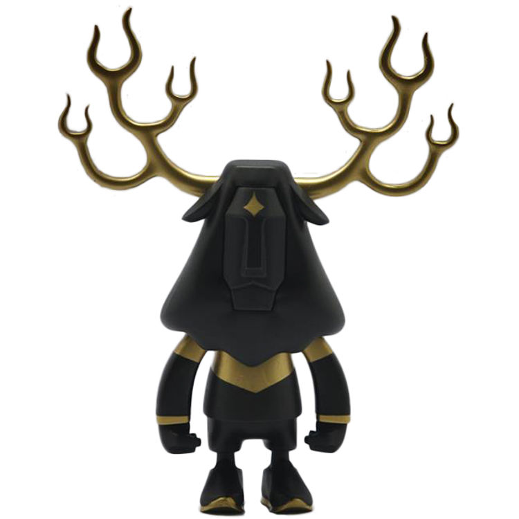 Fire Horn - Black & Gold Baby Horn by UpTeMPO