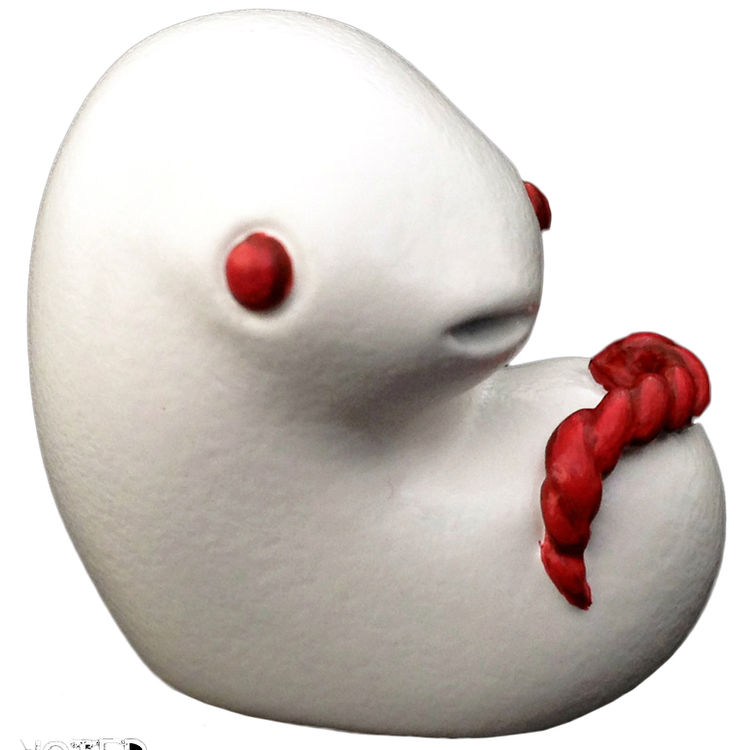 Monster Embryo - Spooky White by Taylored Curiosities