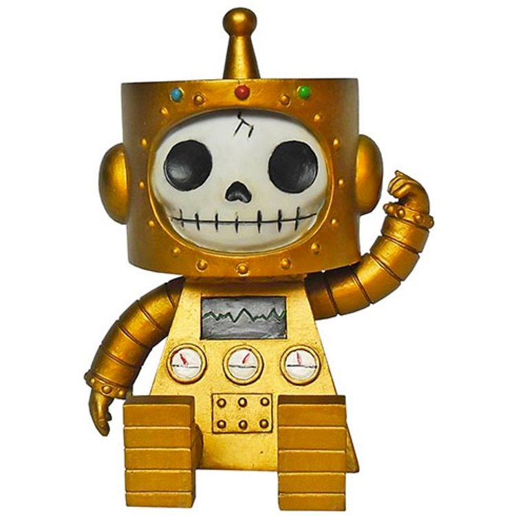 Limited Edition Metallic Gold Robobones "Beta" by Misaki