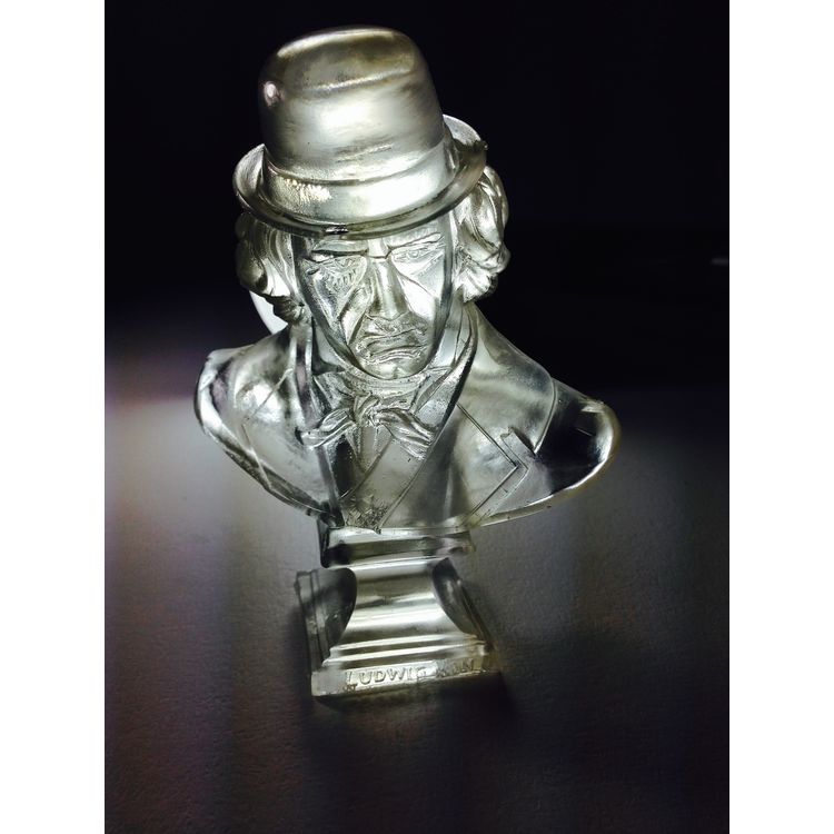 Ludwig Van Beethoven - Clear Resin by Frank Kozik