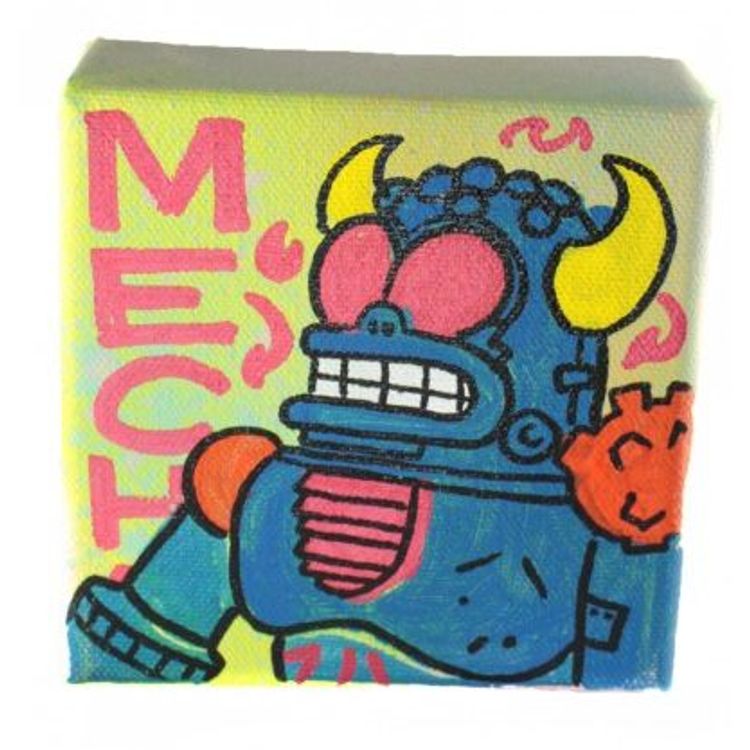 Mecha Greasebat Mini Painting by Jeff Lamm