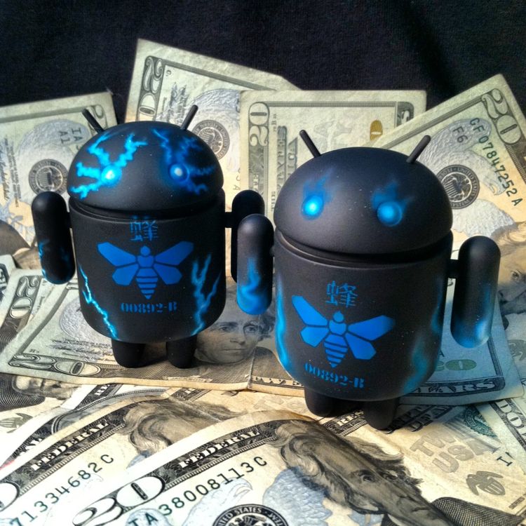 Breaking Bad Android Barrels (Blue Variant, Smoke & Lightning) by Evilos