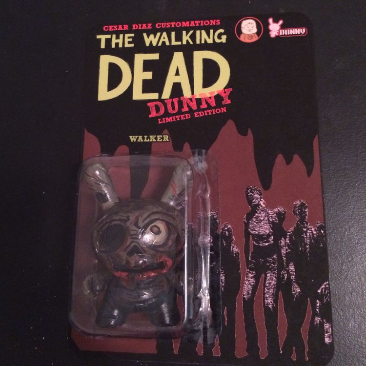 The Walking Dead carded by Firehead Design (Cesar Diaz)