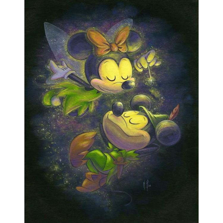 Mickey and Minnie in Never Land by Martin Hsu