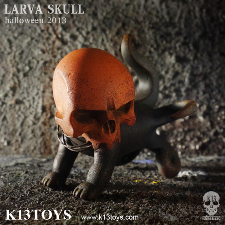 Larva Skull - Halloween 2013 by Skullman (13Art)