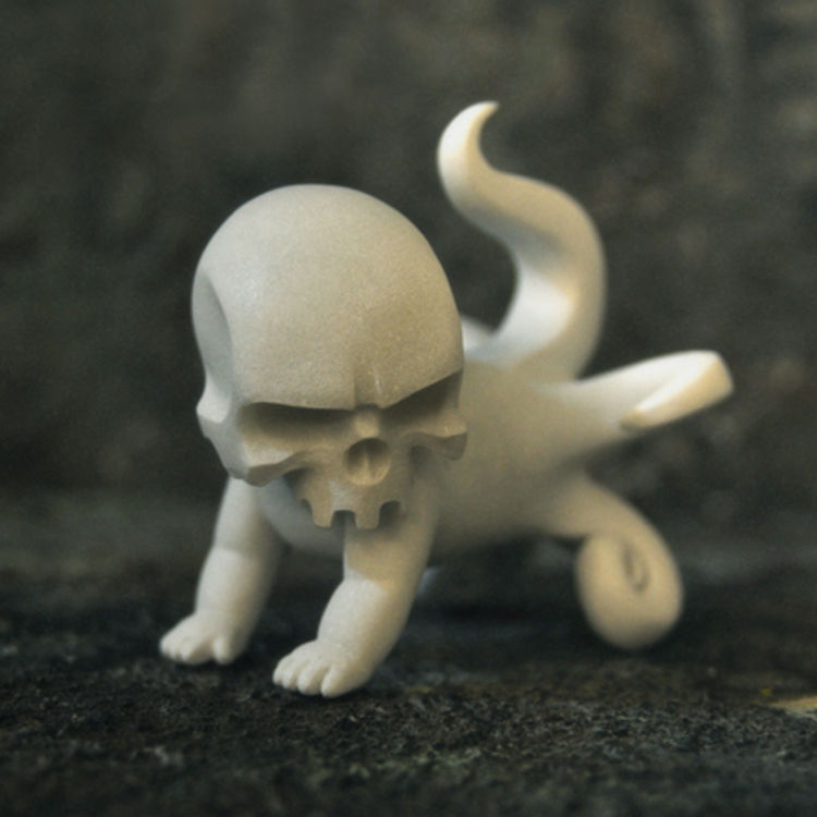 Larva Skull by Skullman (13Art)