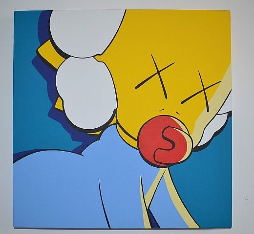 Untitled (Kimpsons) (2001) created by Kaws (Brian Donnelly)