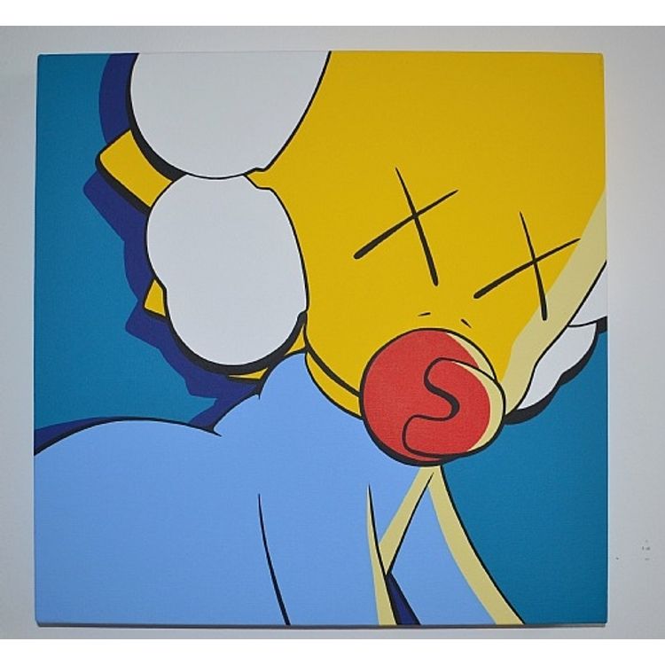 Untitled (Kimpsons) (2001) by Kaws (Brian Donnelly)