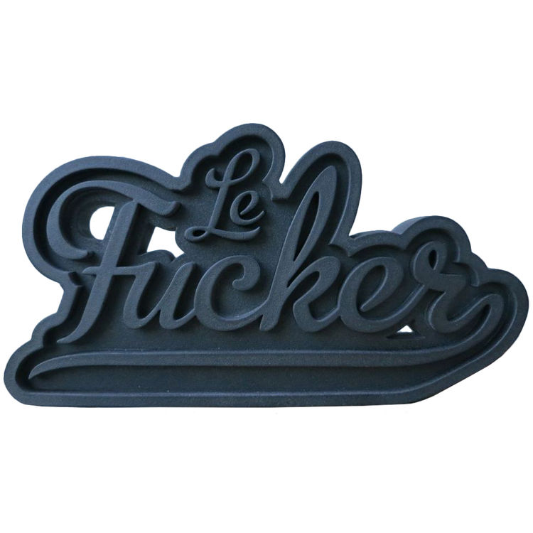 LeFucker Tag - Matt Black by Jeffrey Koh