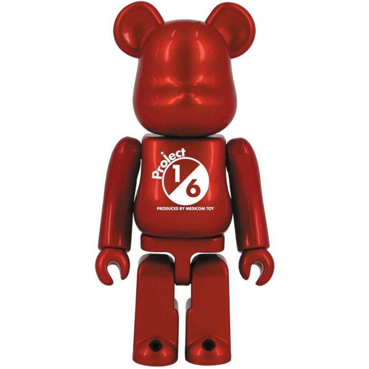 Project 1/6 Be@rbrick - Metallic Red (1/6) by Medicom