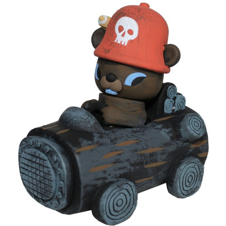 Beaver Car - Skull by Amanda Visell