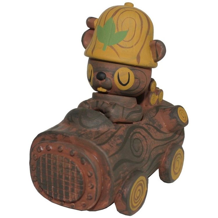 Beaver Car - Wood by Amanda Visell