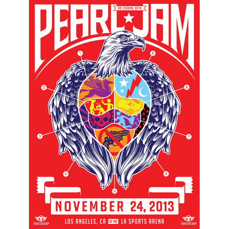 Pearl Jam - Los Angeles, CA 2013 by Trustocorp