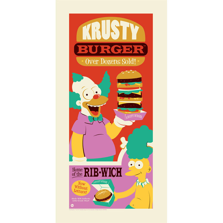 Krusty Burger by Dave Perillo