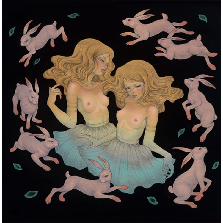 Under the Full Moon - Print by Audrey Kawasaki