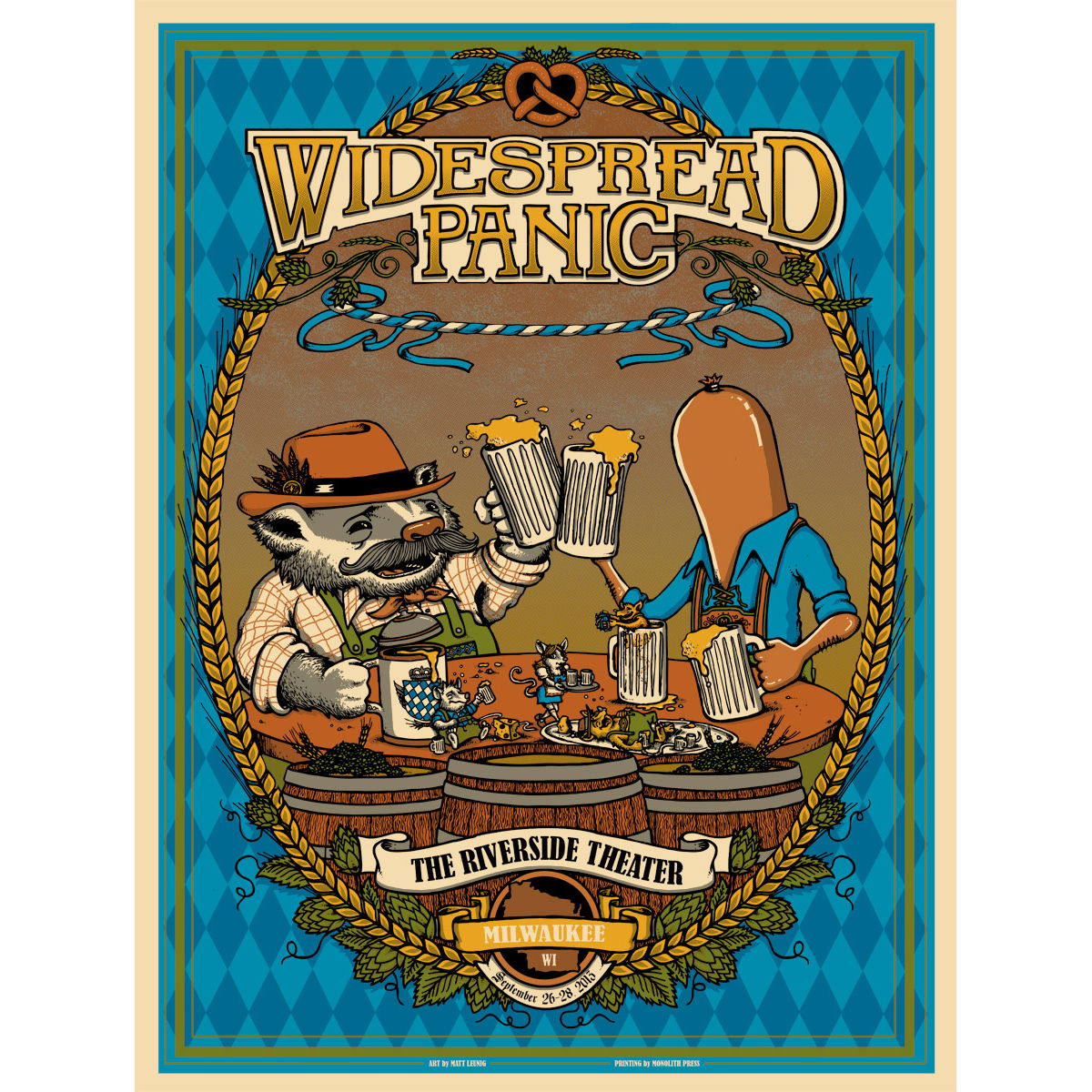 Widespread Panic – Milwaukee, WI 2013 (Gold)