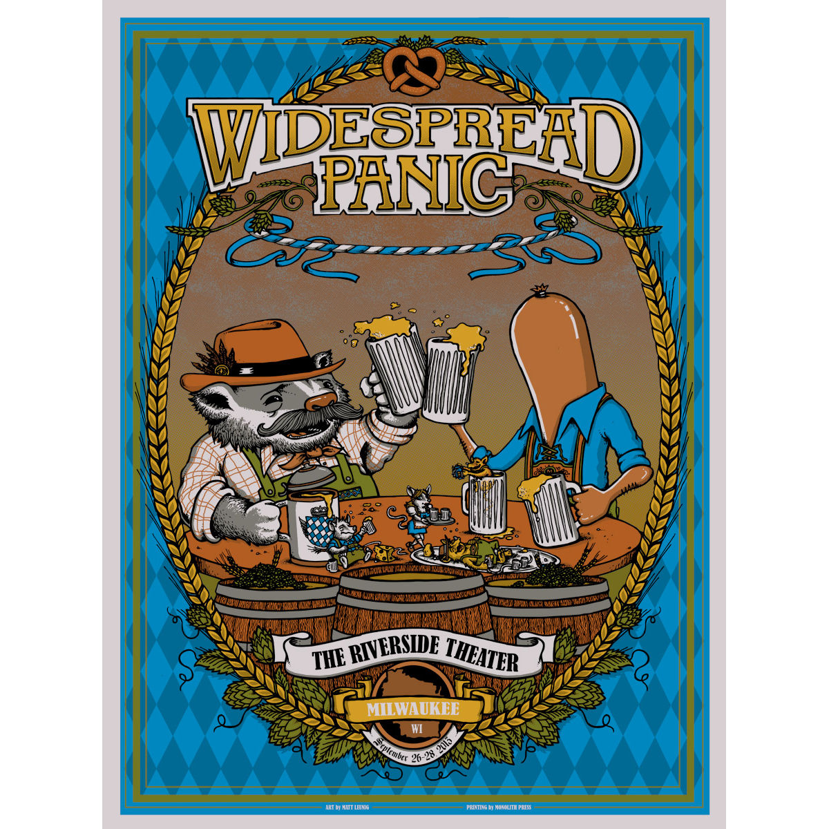 Widespread Panic – Milwaukee, WI 2013 (Silver)