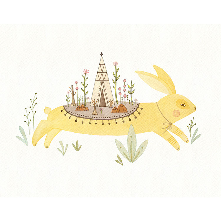 Rabbit's Prophesy - Print by Andrea Kang