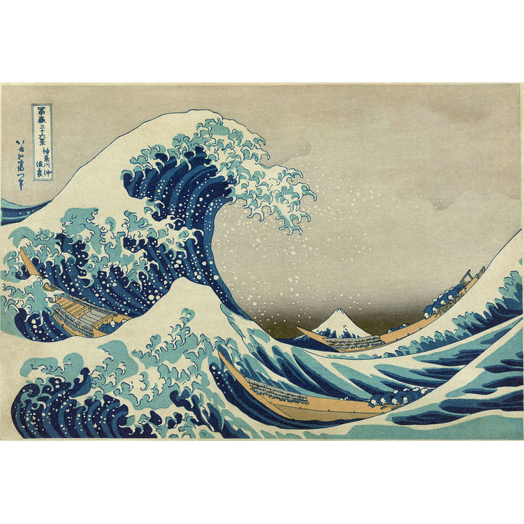 The Great Wave off Kanagawa by Katsushika Hokusai