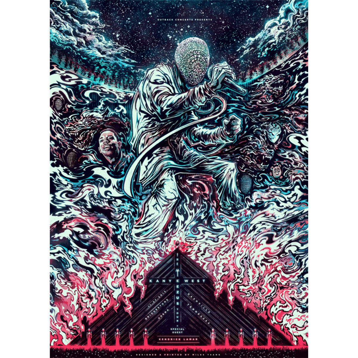 Kanye West - Nashville, TN (Regular GID)