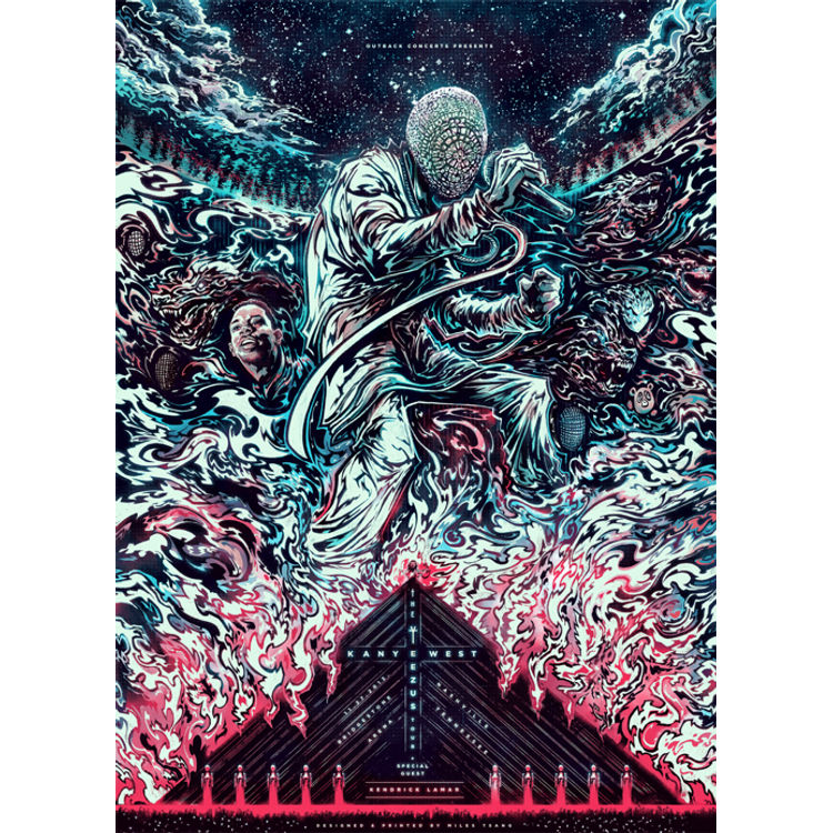 Kanye West - Nashville, TN (Regular GID) by Miles Tsang