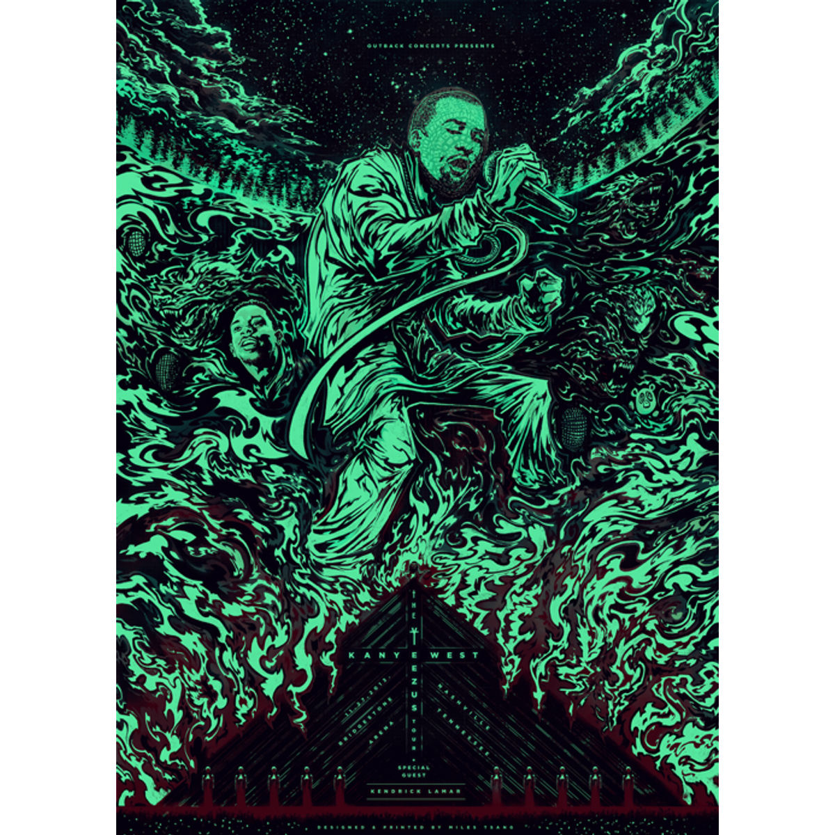Kanye West - Nashville, TN (Regular GID)