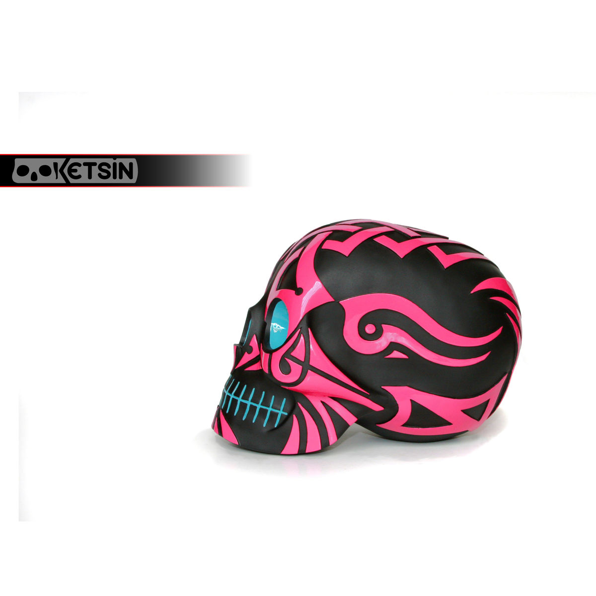 Ketsin Tattoo - Pink w/ Blue Eyes