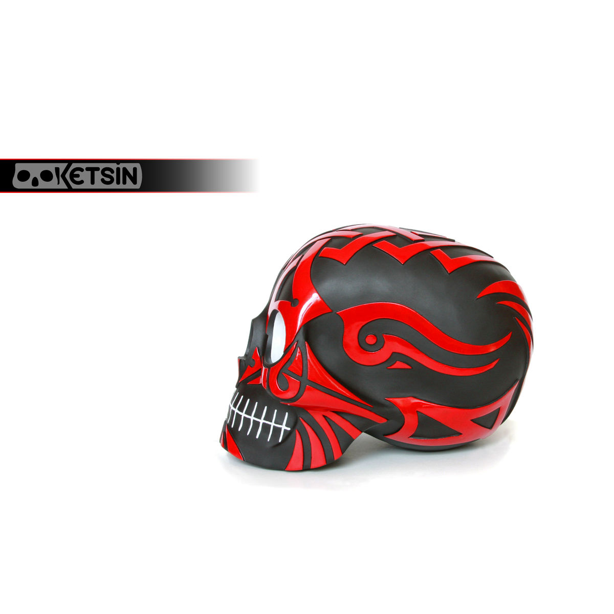 Ketsin Tattoo - Red w/ White Eyes