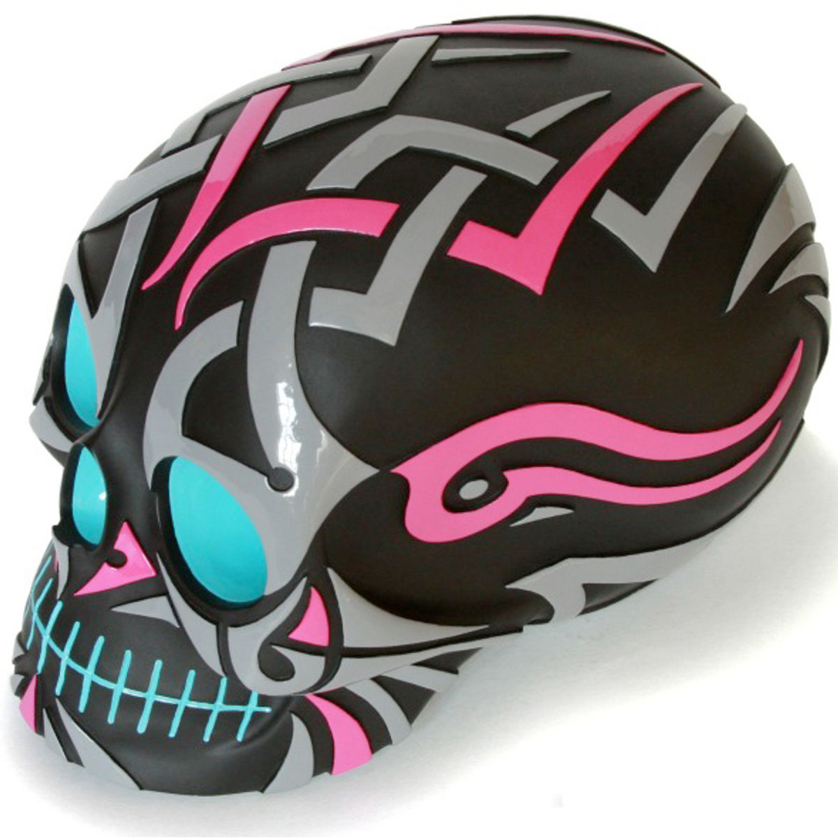 Ketsin Tattoo - Pink/Grey w/ Blue Eyes