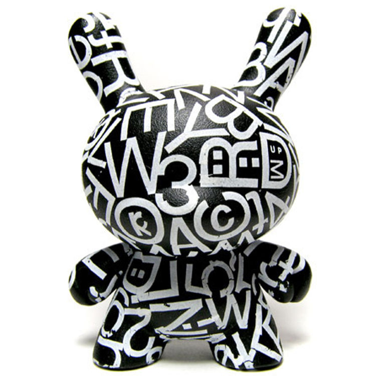 WHT/BLK TY_PO Dunny by Ryan the Wheelbarrow