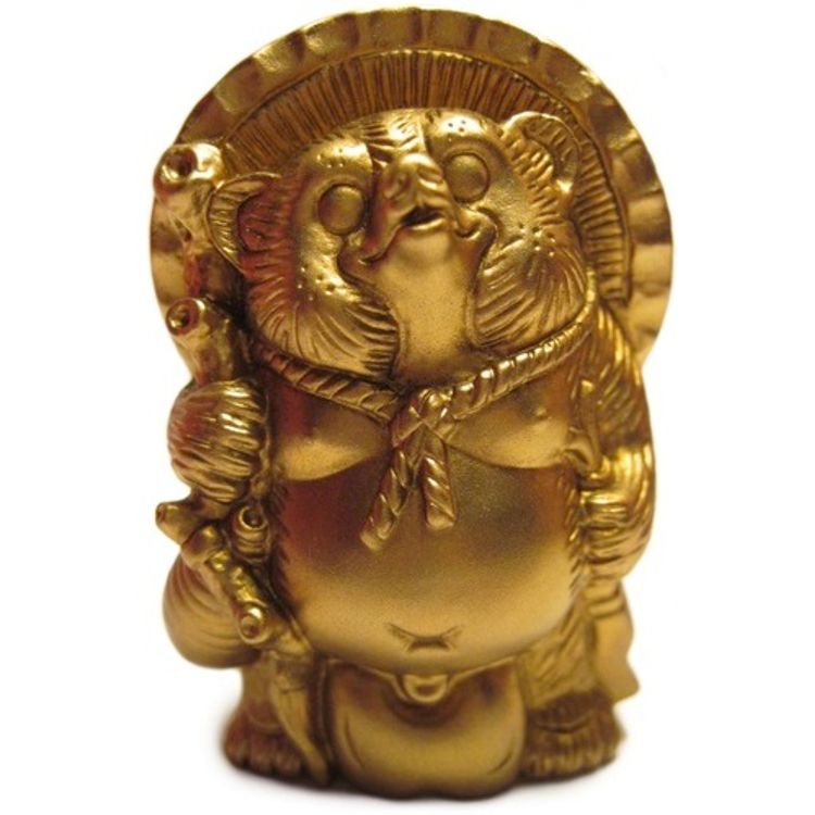 Mini Tanuki - Gold by Real X Head (Mori Katsura)