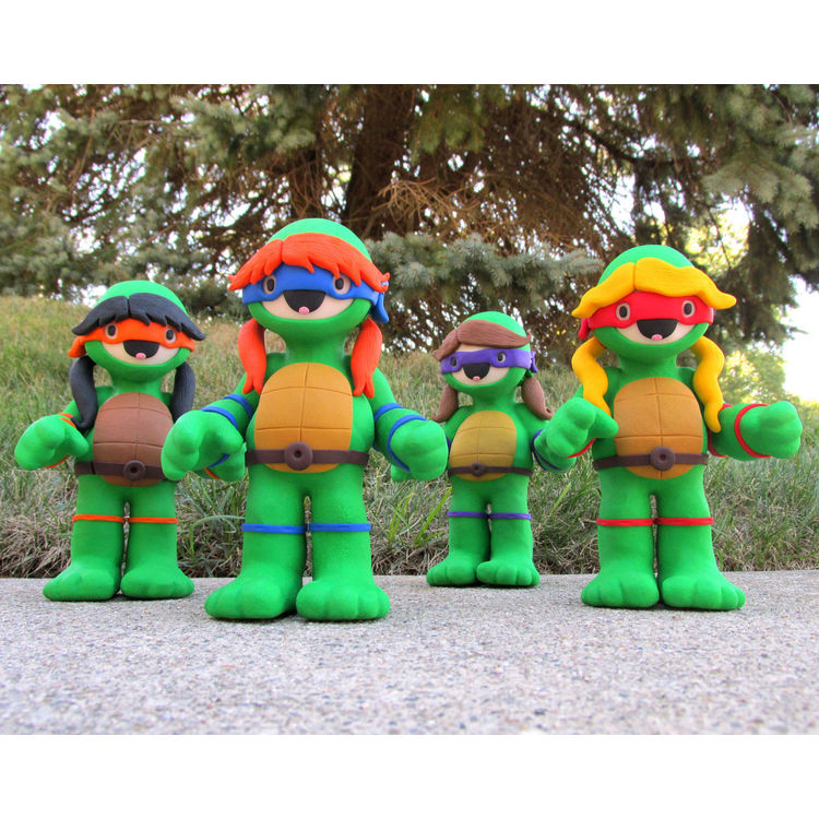 TMNT Girls by The Bots (Jenn and Tony Bot)