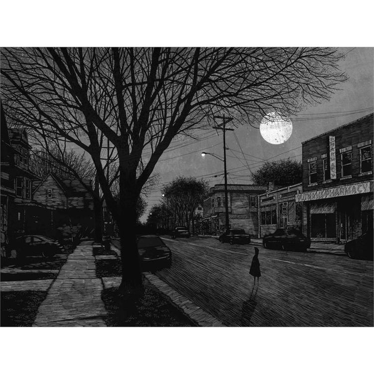 And I Don't Even Like To Be Seen - Greyscale Variant by Daniel Danger