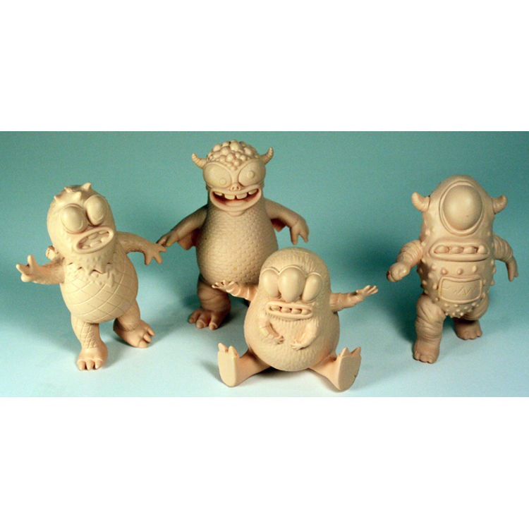 Greasebat & Friends Gummi Playset -  Beige by Jeff Lamm
