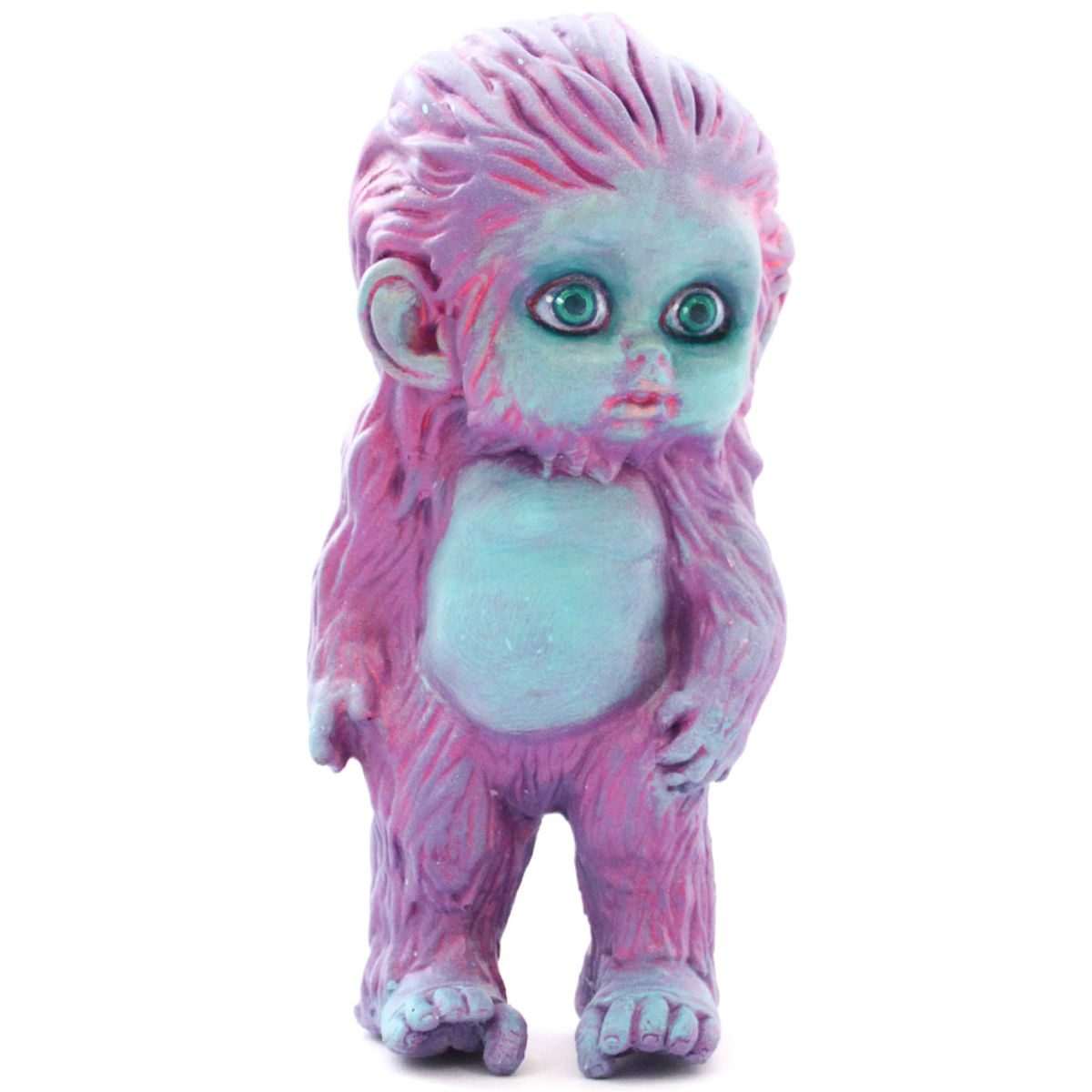 Little Bigfoot - Purple with Blue Face