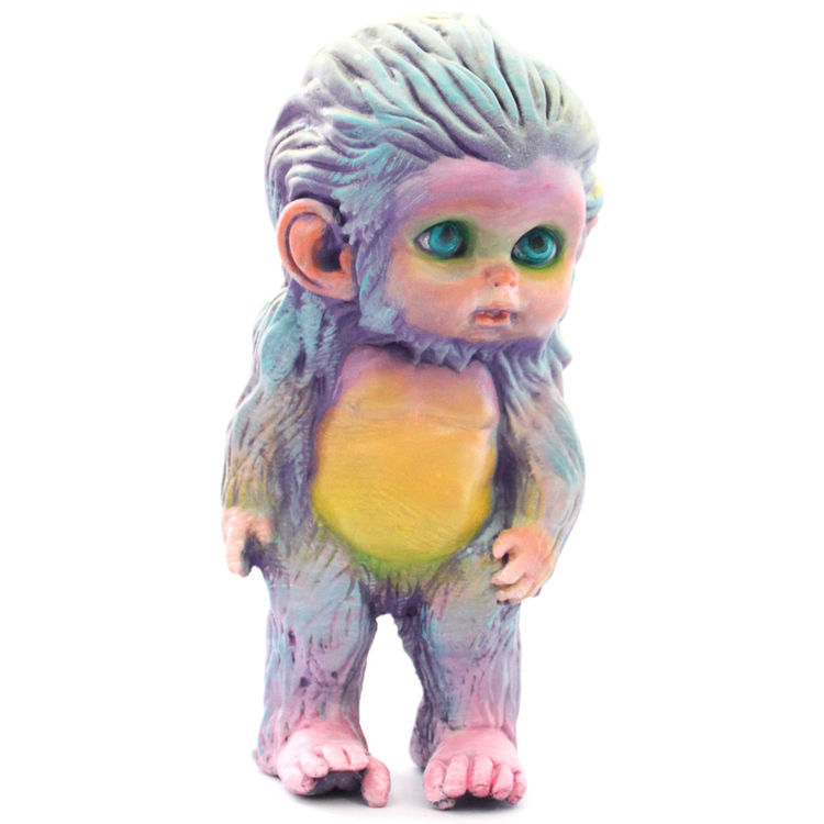 Little Bigfoot - Purple Rainbow by Ron English