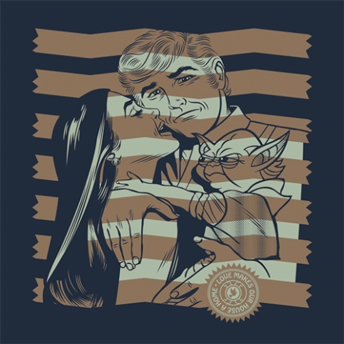 Love Makes Our House A Home - Blue