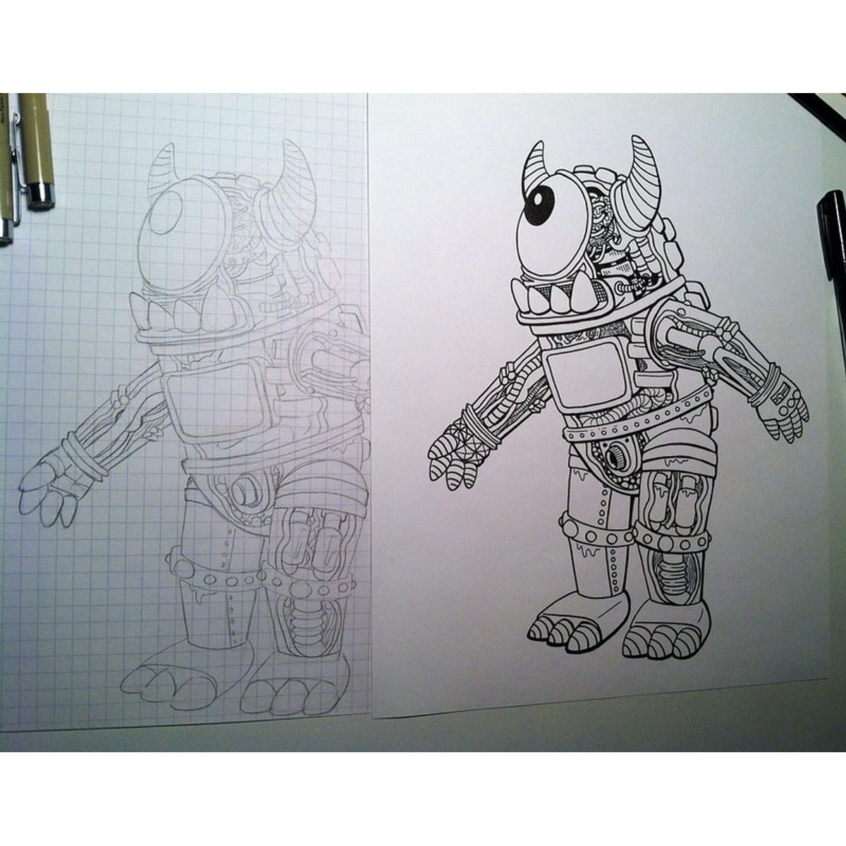 M5 Bravo Anatomy Sketch set