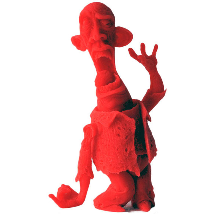 The Walking Dud Midsize Bright Red by Adam Smith