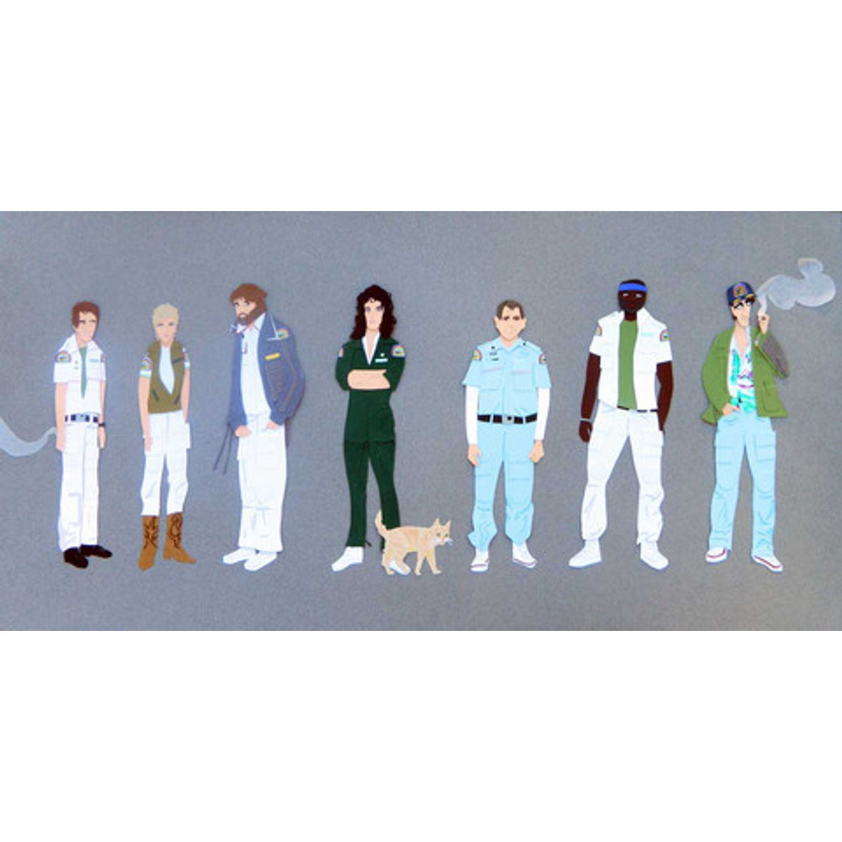 The Crew Of The Nostromo