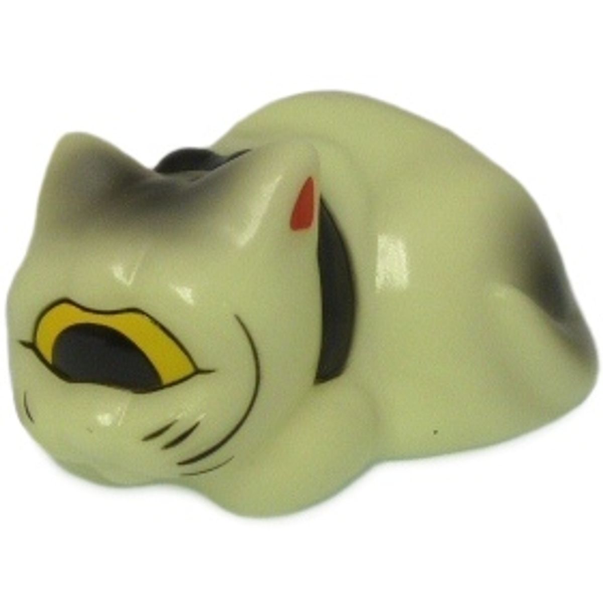 Sleeping Fortune Cat - GID Black Collar