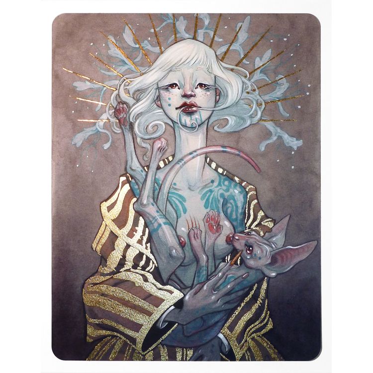 Honey, Suckle - Gold by JAW Cooper