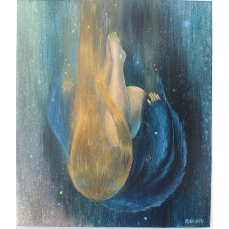 Sighing With Blue Breath by Kelly Denato