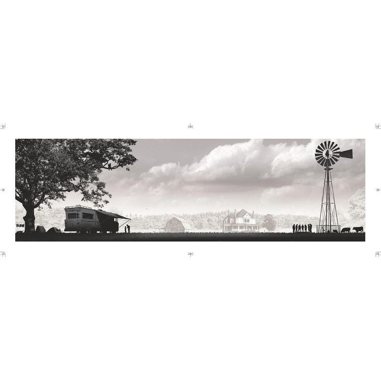 THIS IS MY FARM… I’LL DIE HERE (Black & White Variant) by Mark Englert