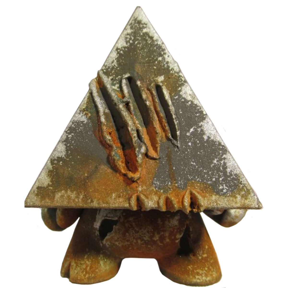 Rusted Metal pyramid